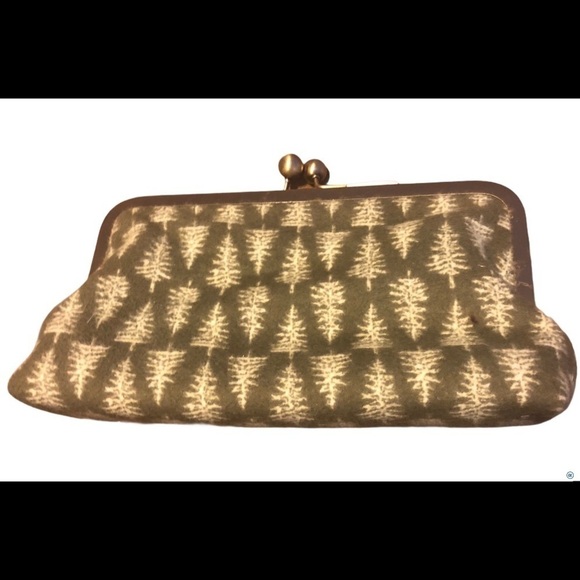 Petite VTG Handbag Fleece Snap Top Clutch Bag NEW Fall Winter Fashion - Picture 4 of 6